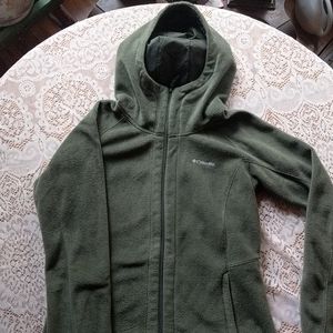 Columbia fleece pea coat